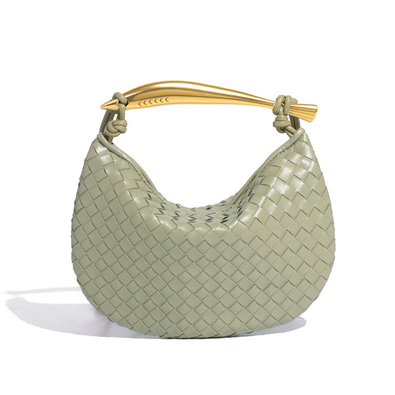 Sardine Woven Metal Underarm Portable Dumpling Women's Shoulder Bag