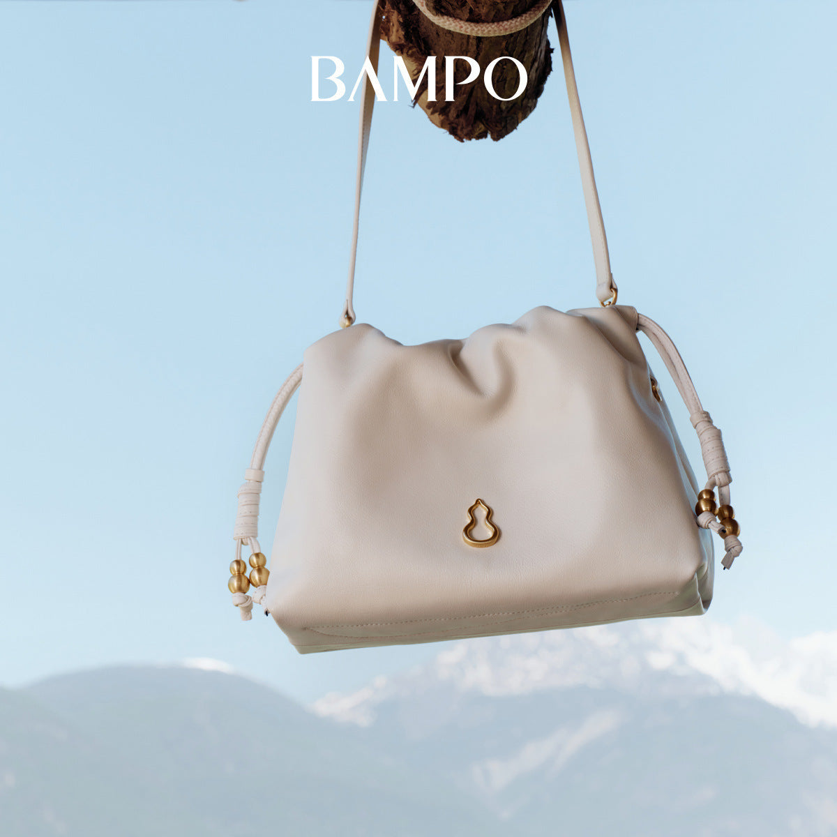 Dong Half Slope Cloud First Layer Cowhide Underarm Women's Shoulder Bag
