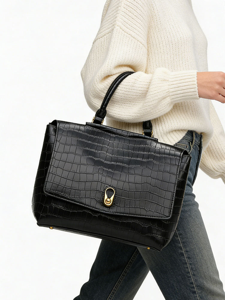 Women's High-grade Fashion Simple Easy Matching Large Tote Bags