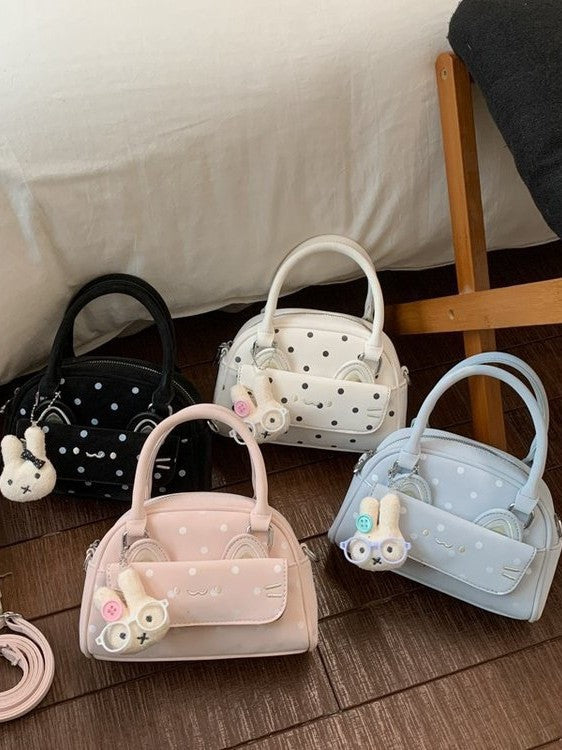 Women's Style Cute Cat Design Fashion Exquisite Polka Leisure Backpack