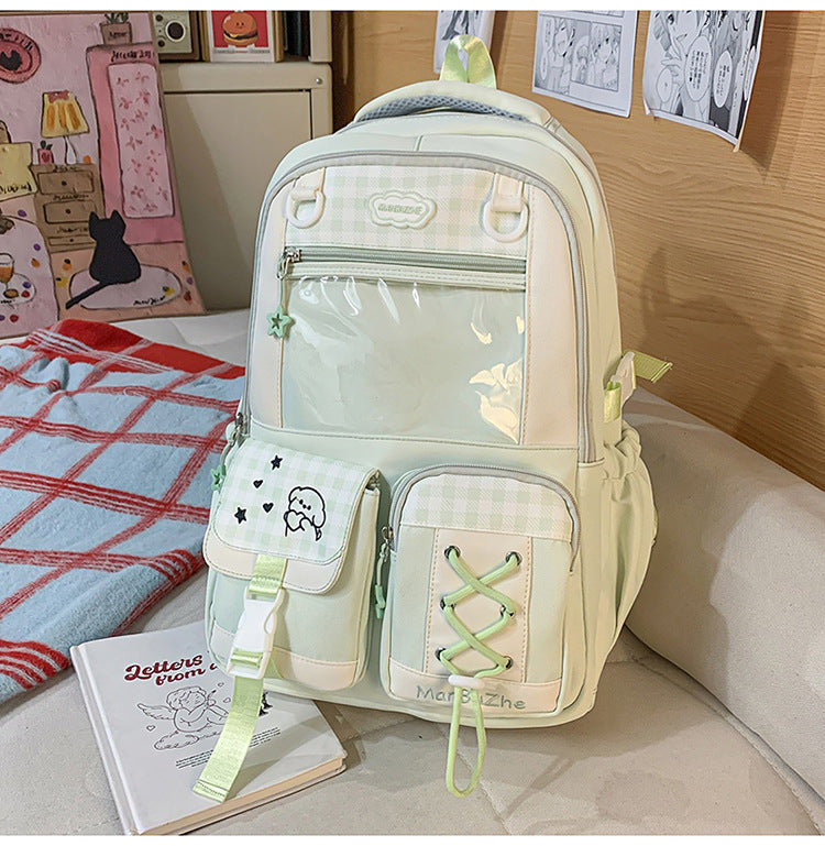 Cute Cartoon Style College Junior Lightweight Large Backpacks