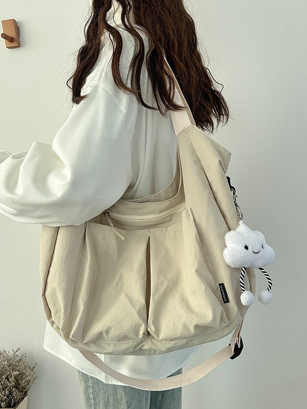 Women's Lightweight Large Capacity Cloth Fashionable Simple Bags