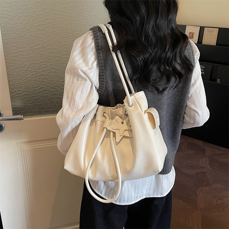Women's Fashion Retro Frosted Commuter Large Capacity Bags