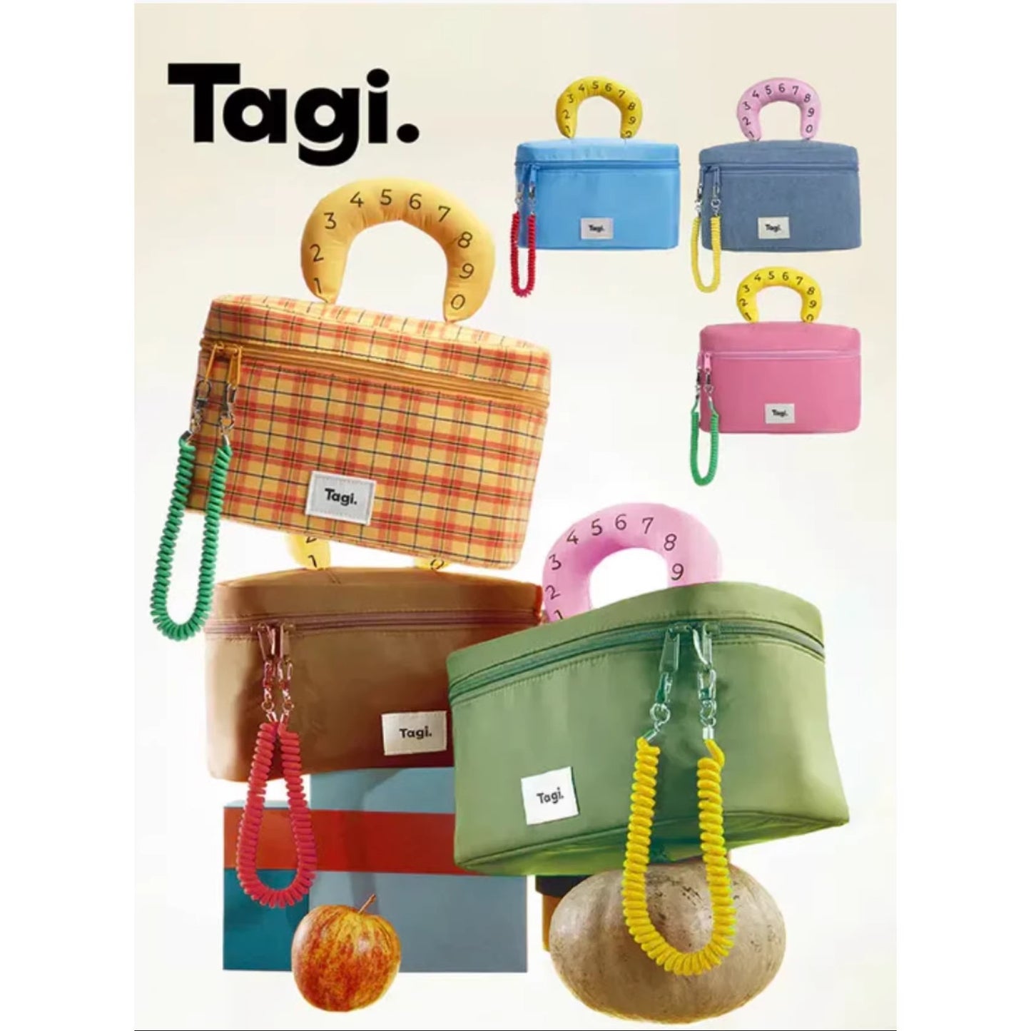 Buggy Nylon Waterproof Large Capacity Portable Niche Cosmetic Bags