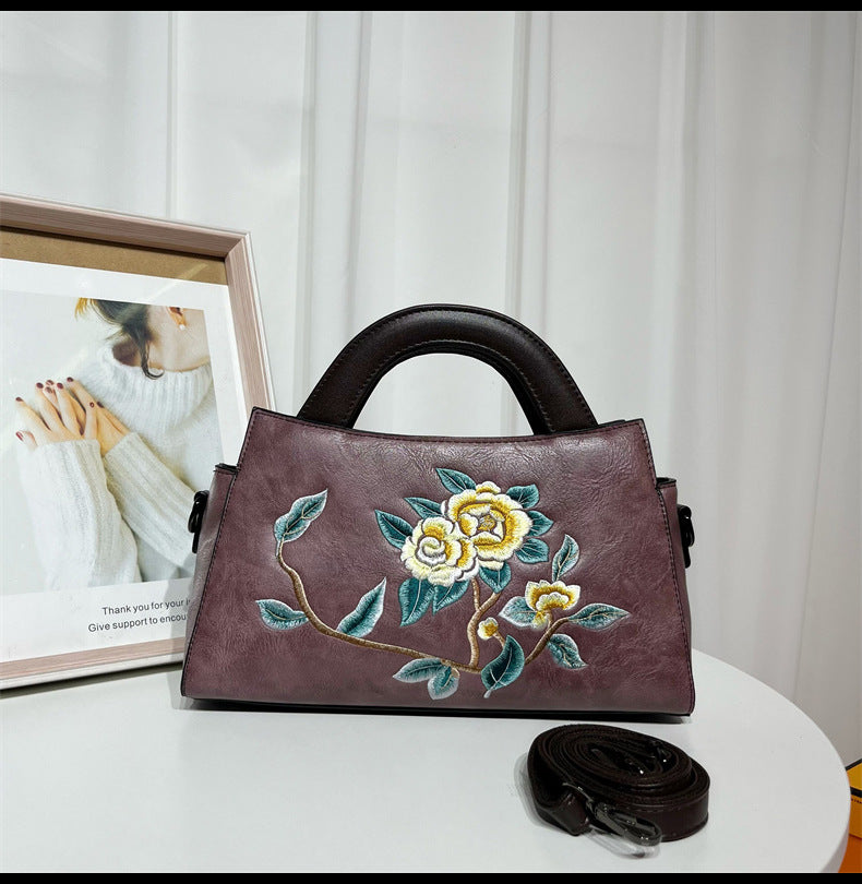 Embroidered Chinese Style National Cheongsam Matching Retro Bags