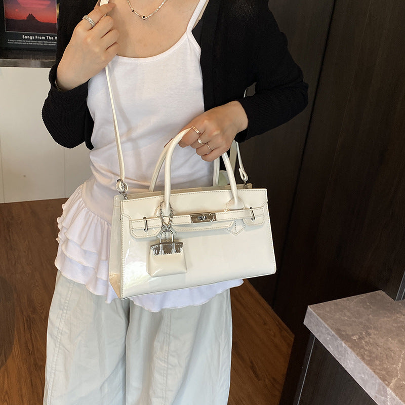 Women's Summer Fashion Lychee Pattern Temperament Mummy Women's Messenger Bag