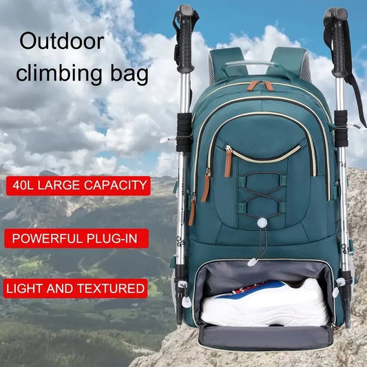 Good-looking Large Capacity High Sense Hiking Oxford Leisure Backpack
