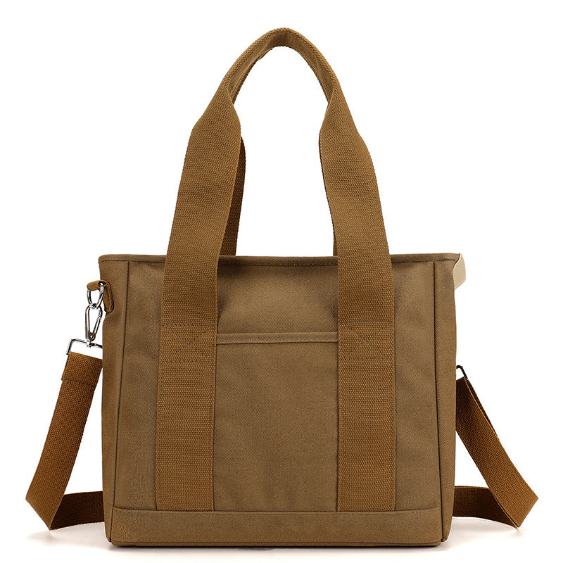 Women's Canvas Large Capacity Commuter Outing Mummy Style Women's Shoulder Bag