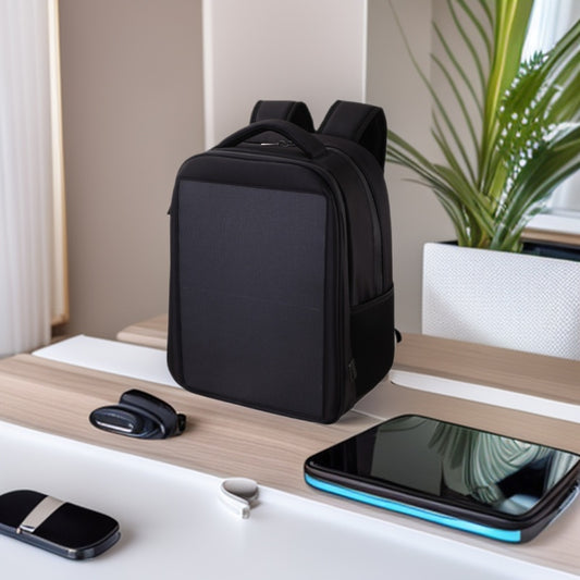 Solar Charging Large Capacity Direct Efficient Backpacks