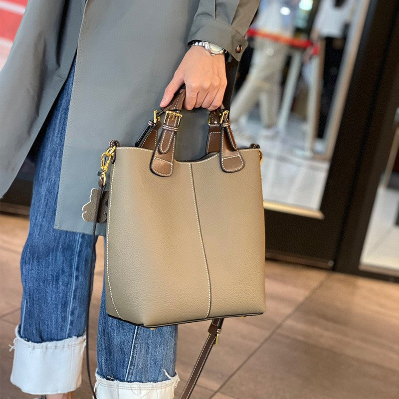 Women's Top Layer Cowhide High-grade Large Capacity Bags