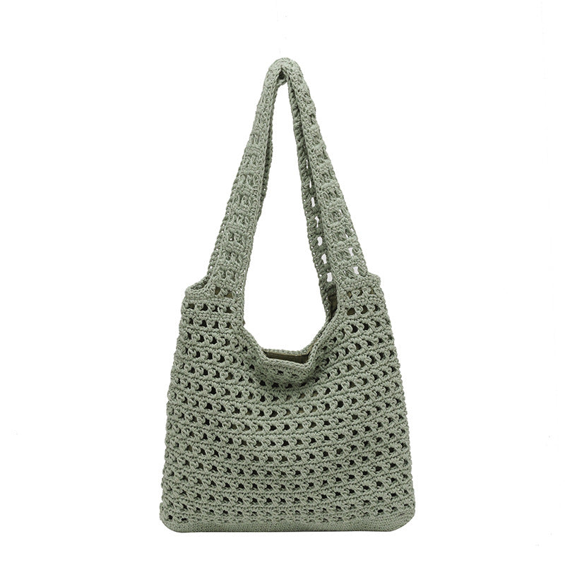 Women's Idle Style Summer Fashion Hand-woven Large Capacity Tote Bag