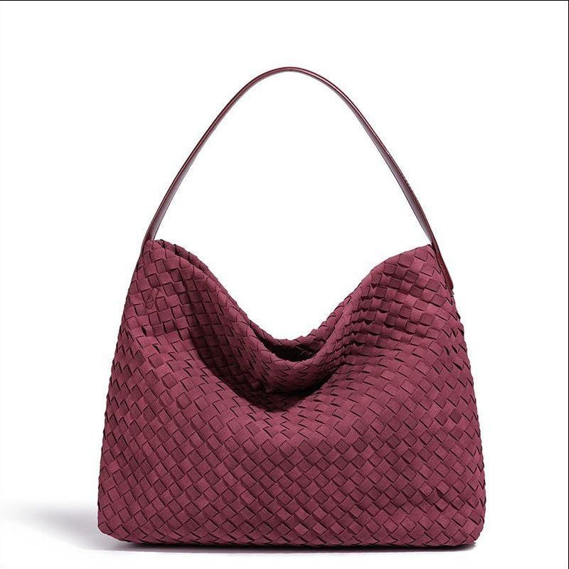 Women's Large Capacity Hand-woven Light Luxury High-grade Bags