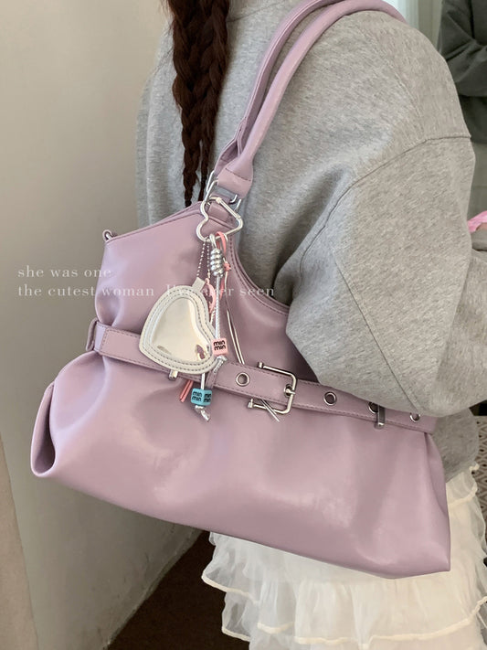 Women's Korean Style Large Capacity Commuter Simple Tote Bag