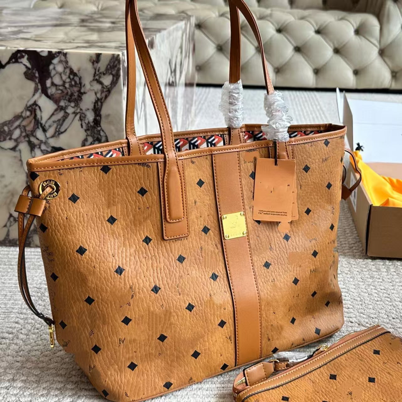 Women's Top Chip Version With Standard Mother Shopping Large Tote Bag