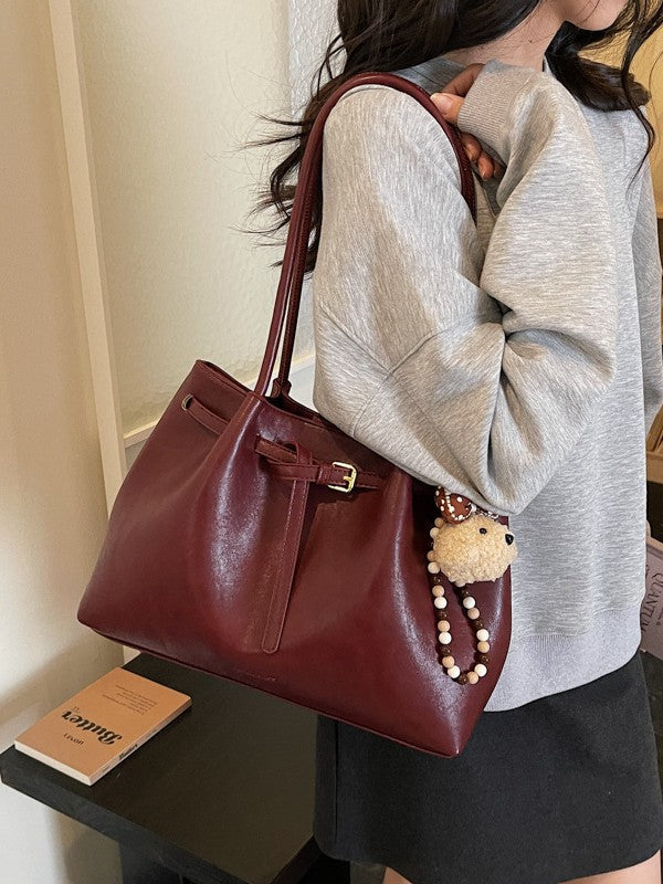 Women's Large Capacity Underarm Commuter Simple Fashion Tote Bag