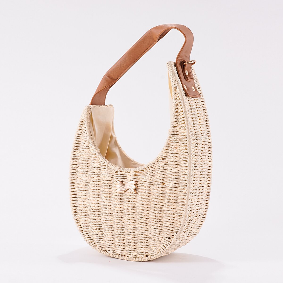 Design Straw French Retro Popular Fashion Women's Shoulder Bag