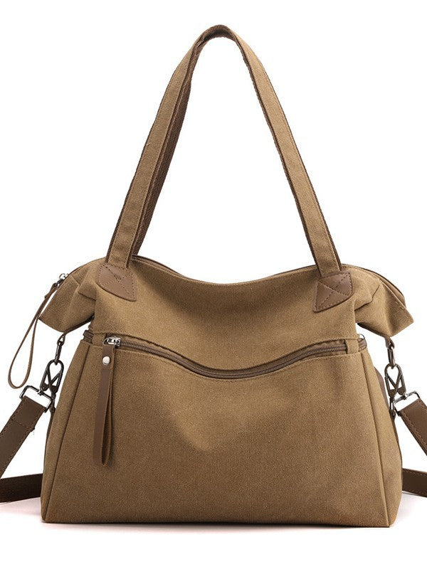 Women's Quality Canvas Large Capacity Commuter Totes Women's Shoulder Bag