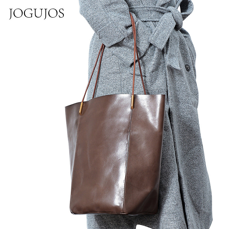 Beautiful Attractive Women's Leather Large Capacity Bags