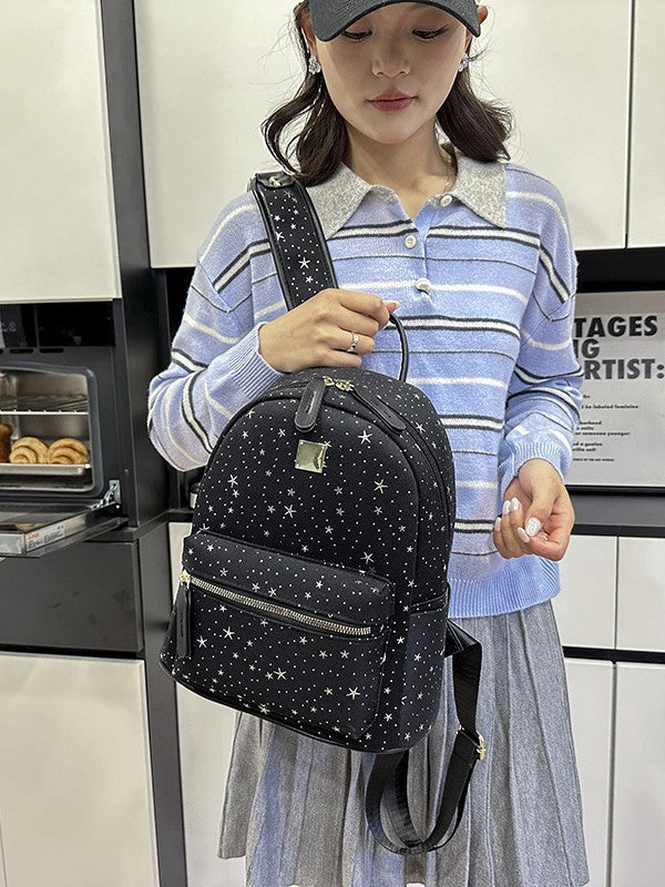 Women's Embroidery Mini Korean Style Commuter Women's Backpack
