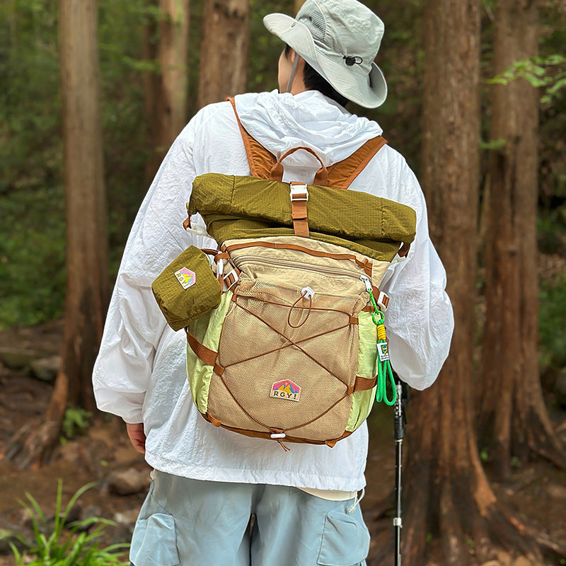 Women's Mori Style Good-looking Fresh Sweet Contrast Color Leisure Backpack