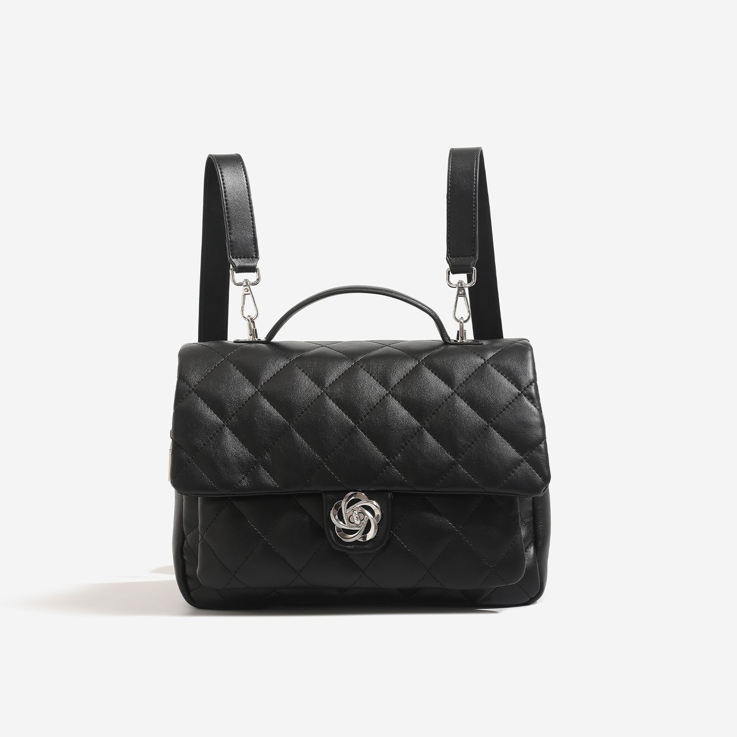 Women's High-grade Fashion Diamond Quilted Design Sense Leisure Backpacks