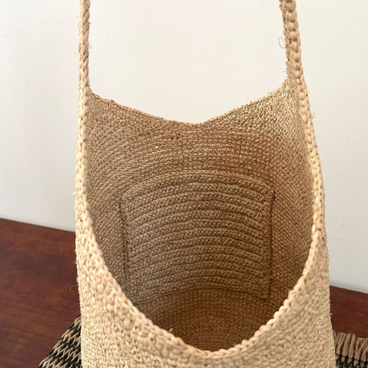 Korean Style Holiday Raffia Woven Straw Women's Handbag