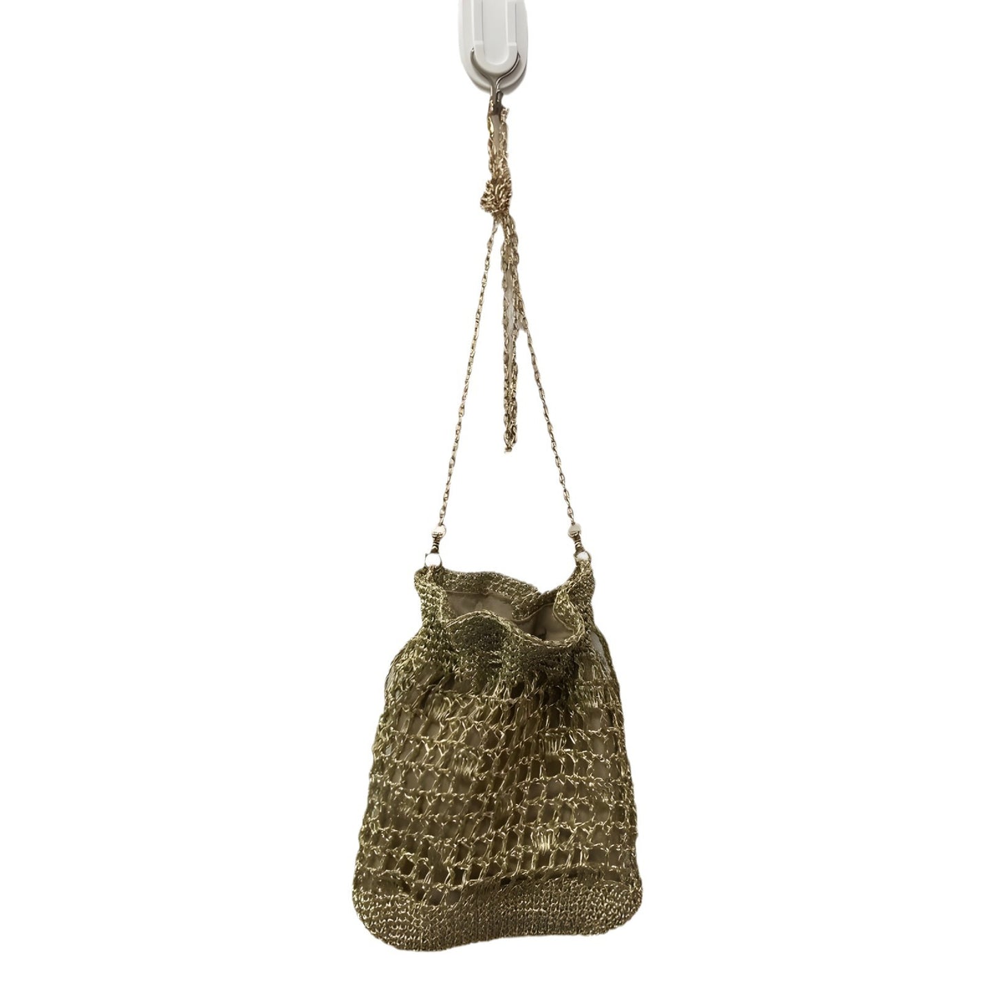 Women's Versatile Large Capacity Crocheted Gold Sier Thread Spring Fashion Women's Handbag