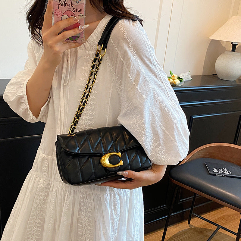 Creative Women's High-grade Rhombus Chain Fashionable Women's Messenger Bag