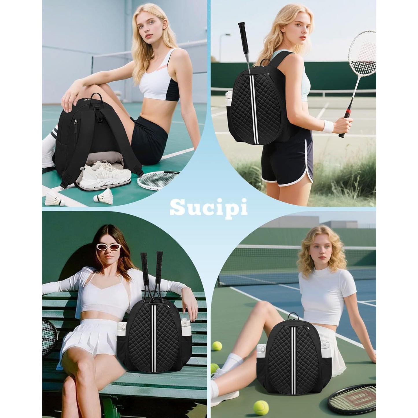 Tennis Multifunctional Portable Cosmetics Storage Wash Makeup Bag