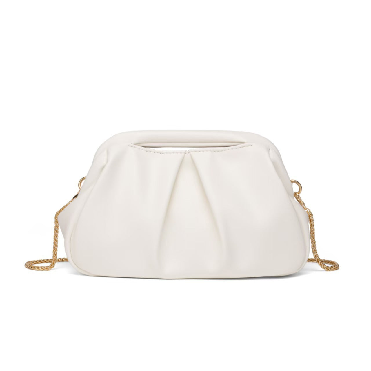 Women's Design Golden Cloud Pleated Chain Underarm Women's Shoulder Bag