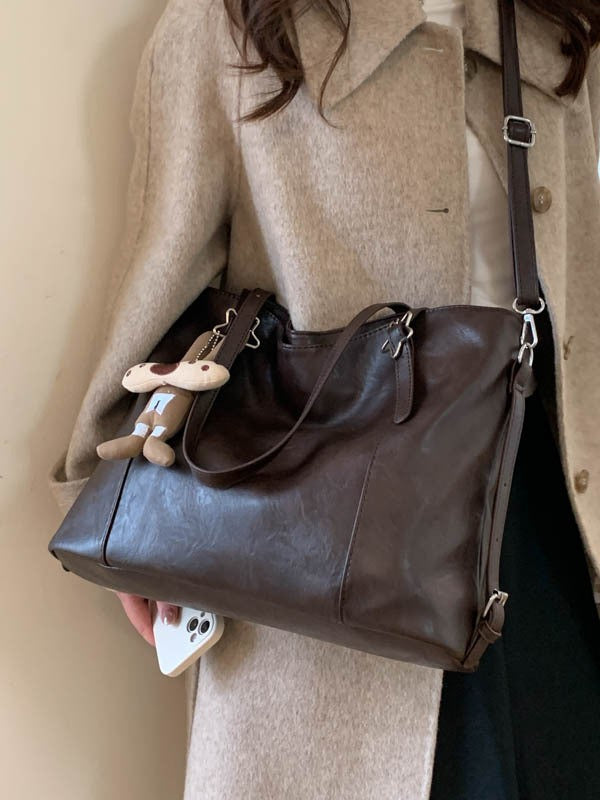 Capacity Female Retro Easy Matching Leisure Women's Messenger Bag