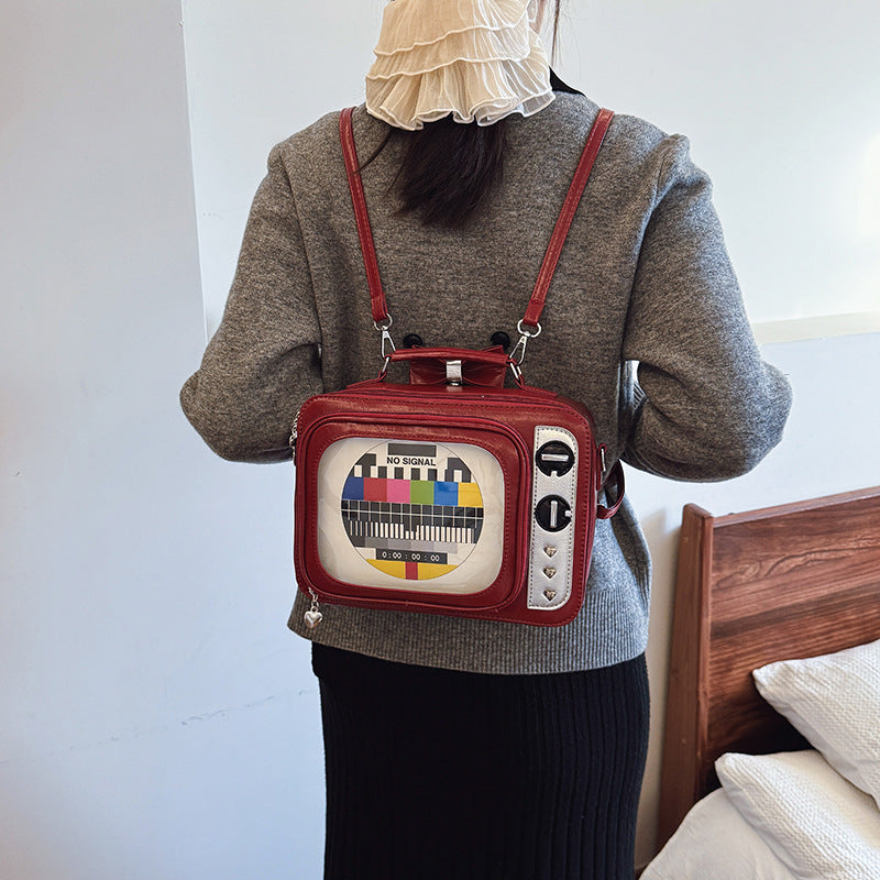 Women's Sweet Cool Tv Style Personalized Cartoon Women's Backpack
