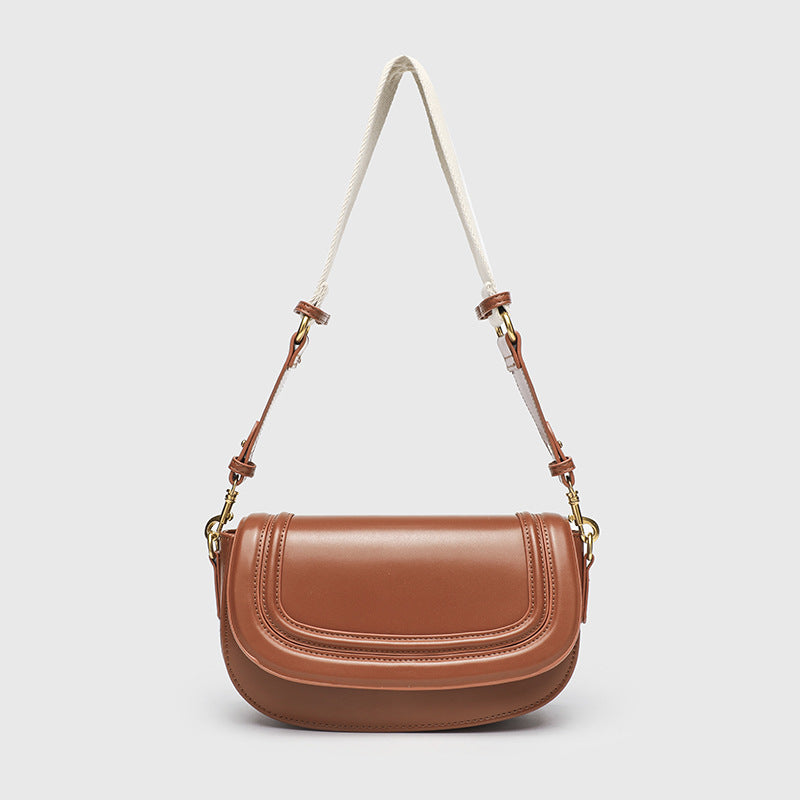Women's Home Saddle Wide Strap Underarm Handbags