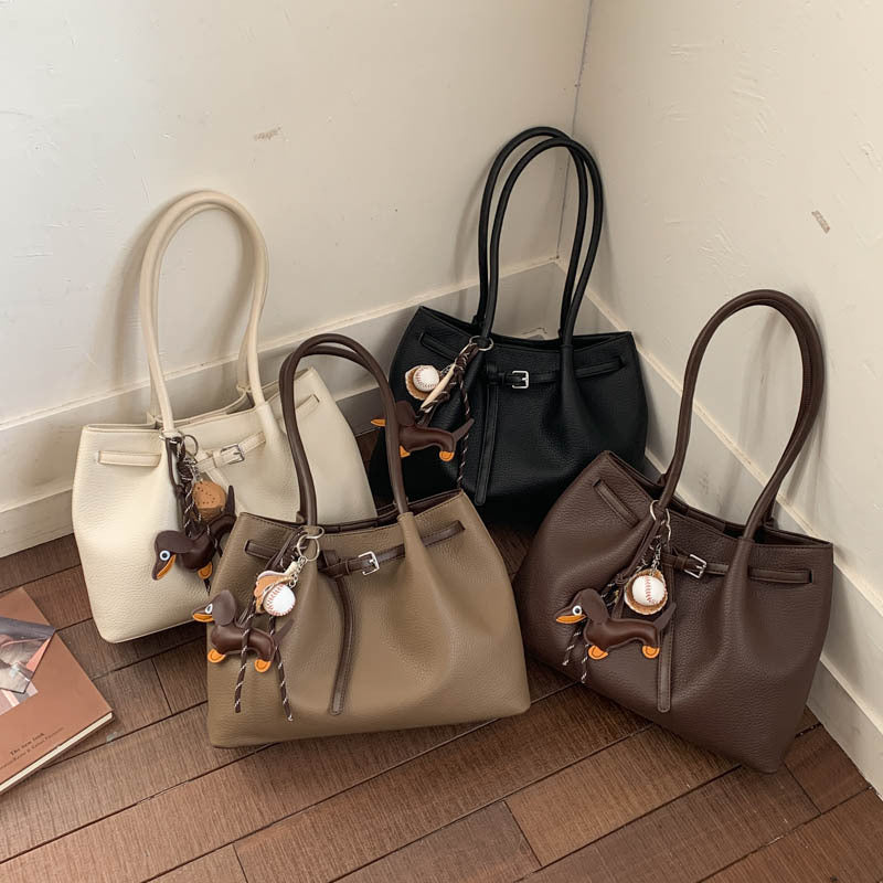 Commute Spring Advanced Texture Western Style Light Luxury Tote Bag