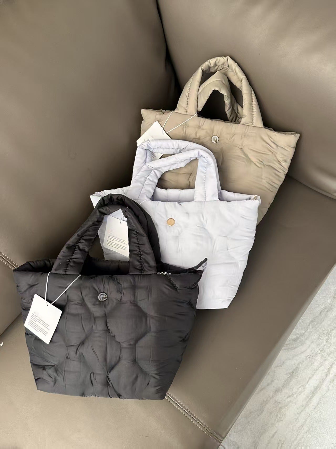 Fresh French Style Pure Color Elegant Hand-held Exquisite Women's Shoulder Bag
