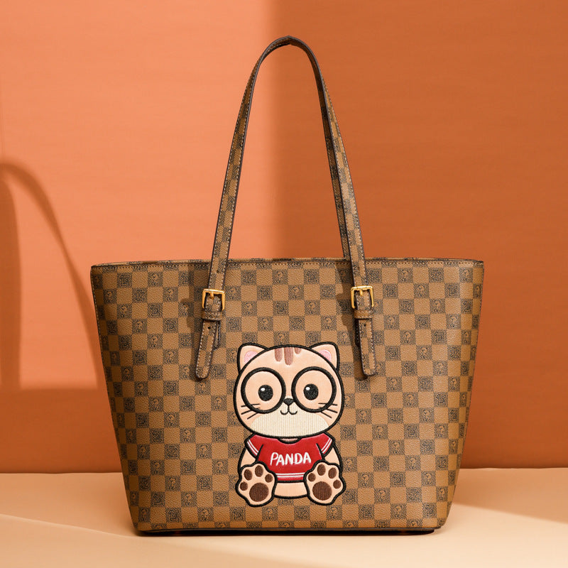 Women's Source Large Capacity Fashion Commuter Korean Style Tote Bags