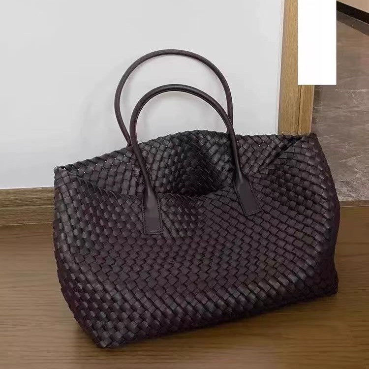 Fashion Big Summer Simple Large Capacity Woven Women's Shoulder Bag