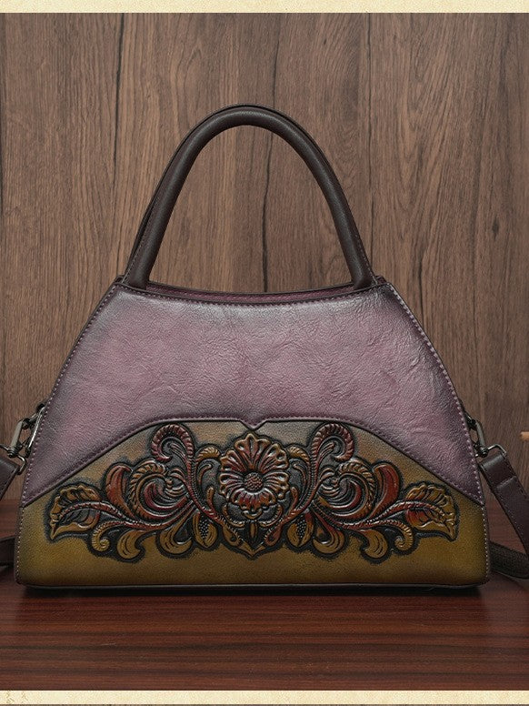 Women's Fashion Portable Trendy Mom Retro Easy Matching Large Women's Shoulder Bag