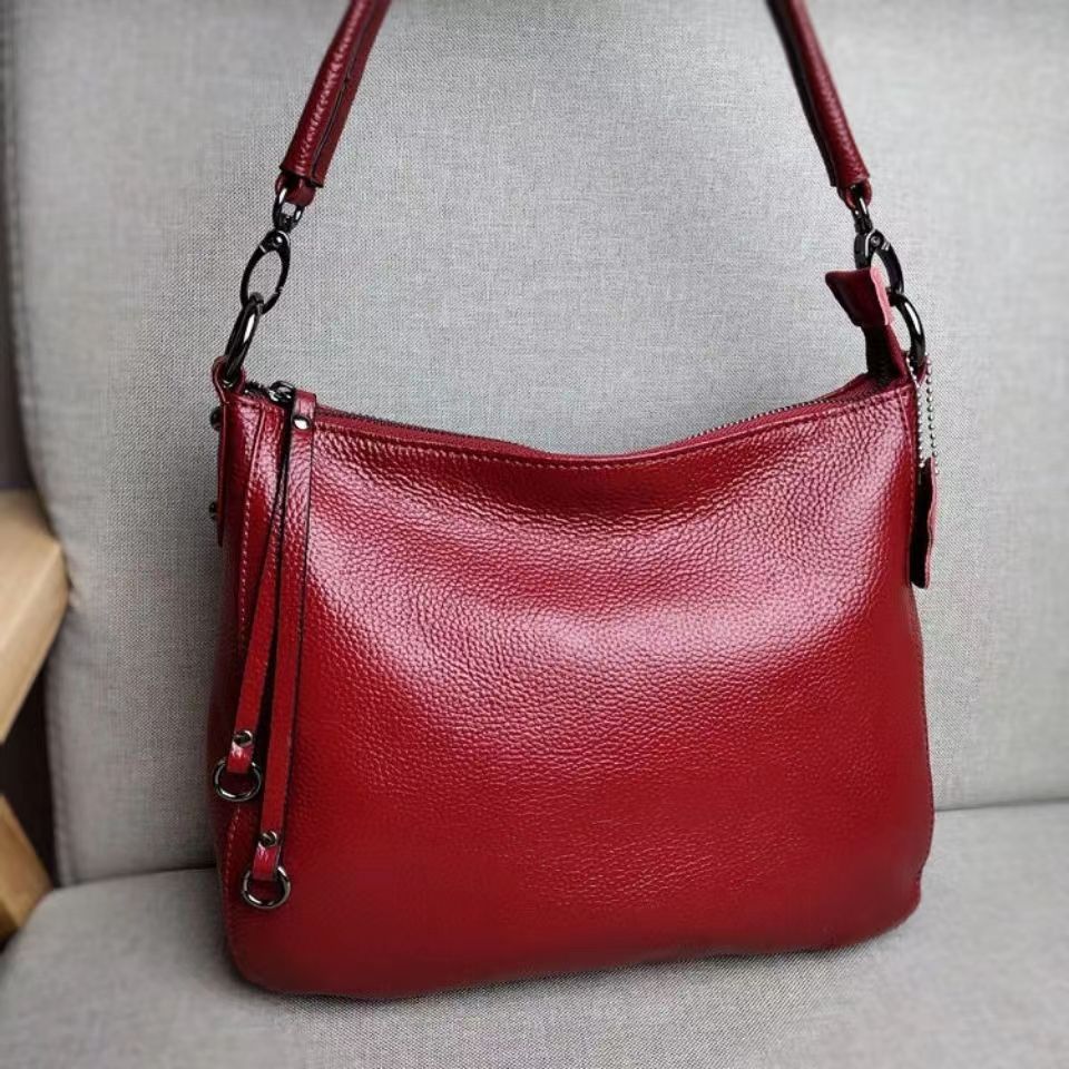 Women's Pure Leather Genuine Portable Trendy Bags