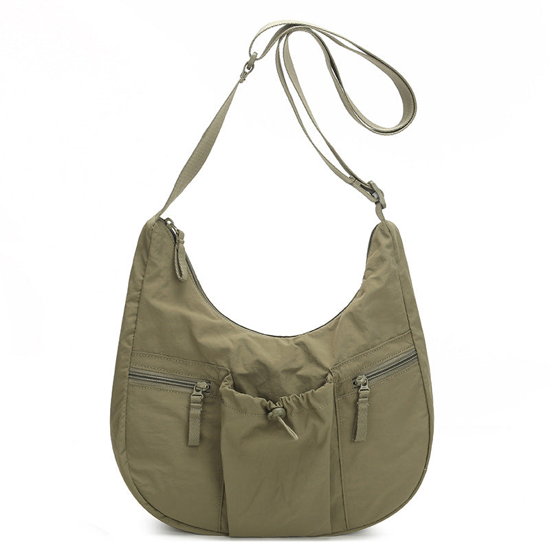 Women's Korean Fashion Simple Lightweight Large Capacity Drawstring Bags