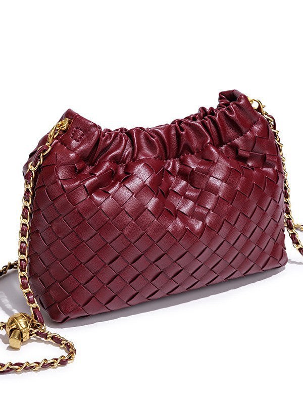 Women's High-grade Diamond Cloud Hand-woven Fashion Simple Bags