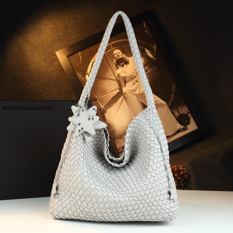 Women's Big Fashion Genuine Leather Trend Underarm Large Capacity Women's Handbag
