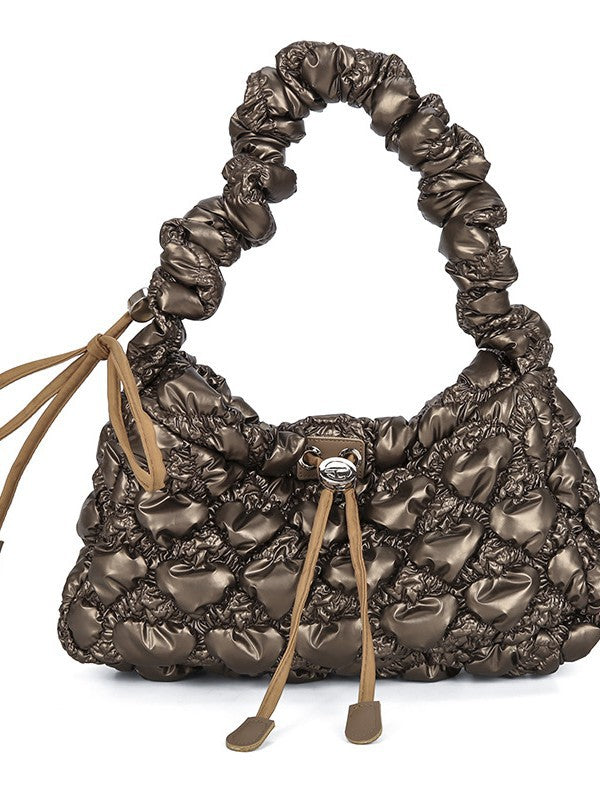 Women's Spring Bubble Western Style Underarm Personalized Bags