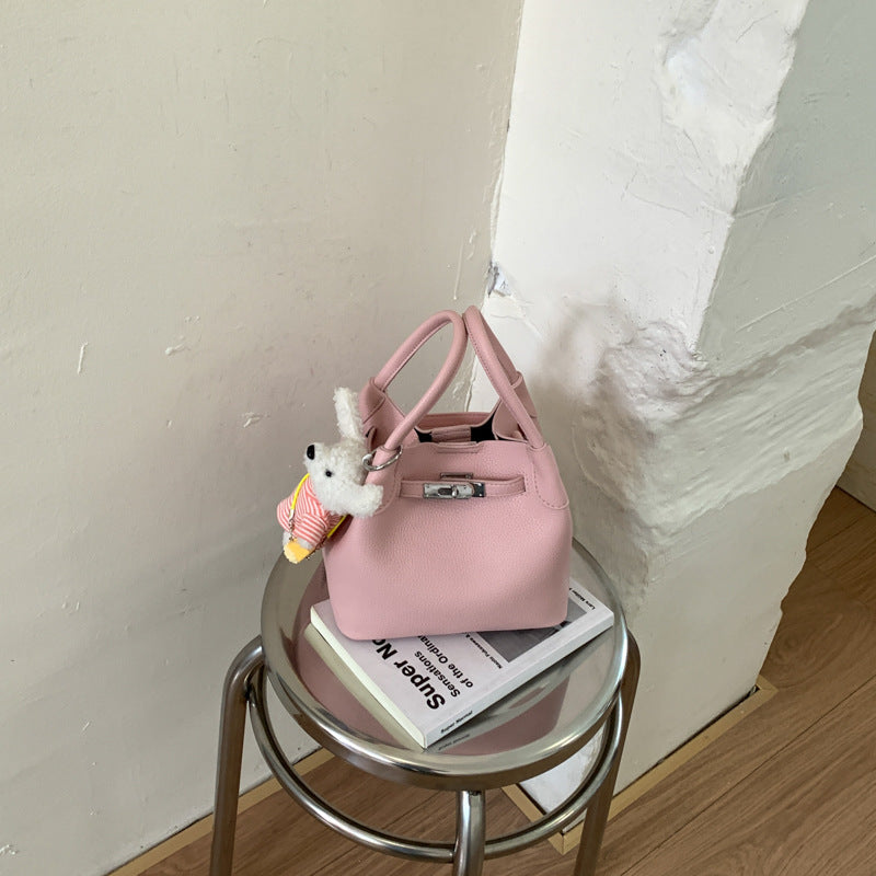 Hand Carrying Female Commuter Vegetable Basket Summer High Bucket Bag