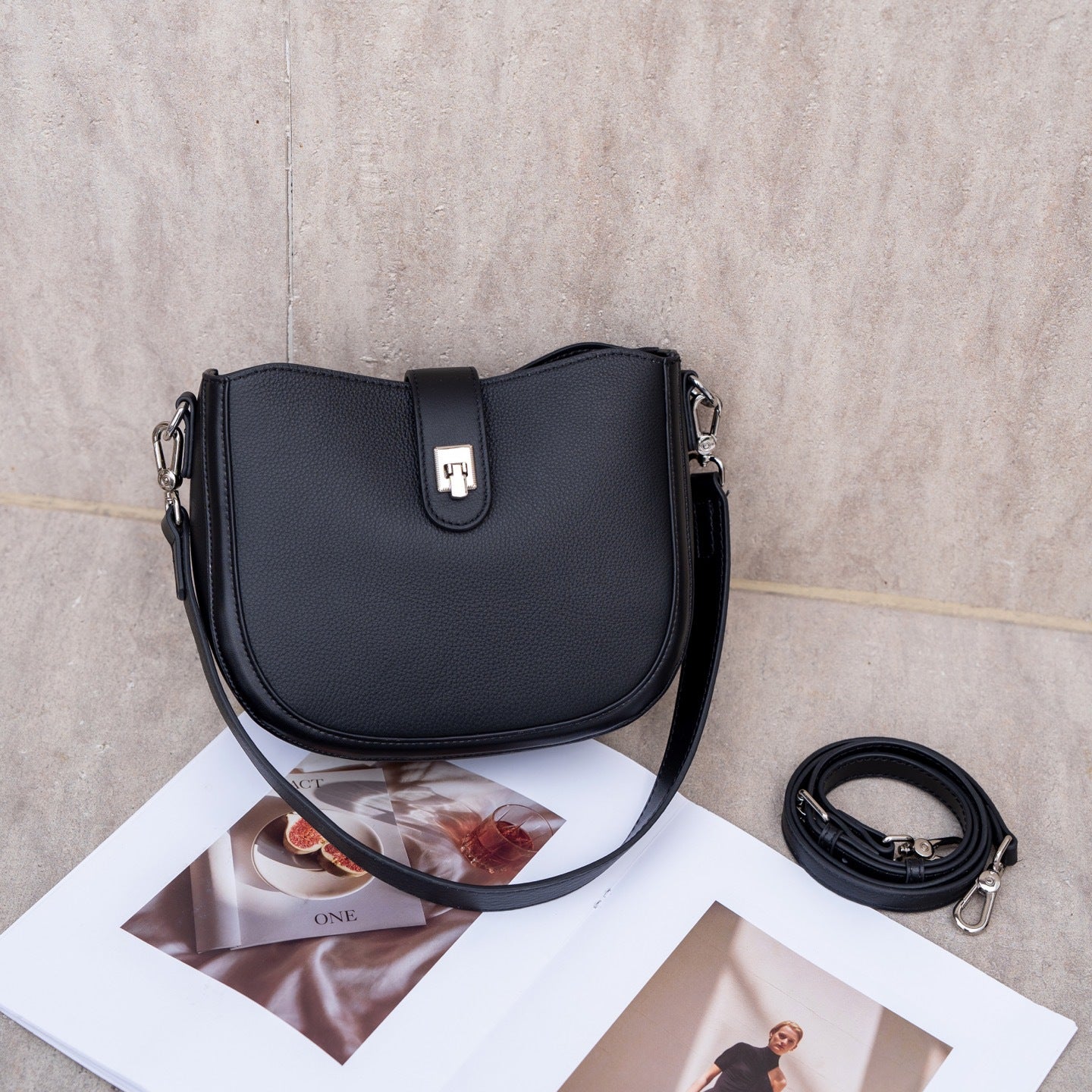Women's Russian First Layer Cowhide Natural Drop Leather Spring Bags