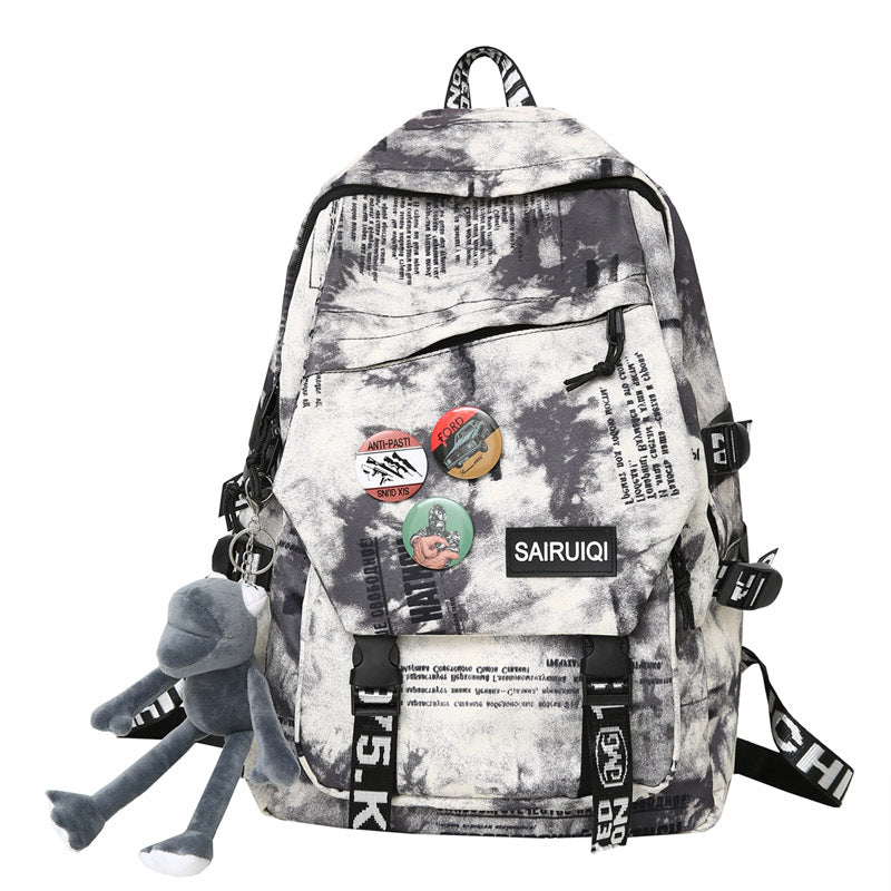 Men's Korean Large Capacity For Junior Senior Leisure Backpack
