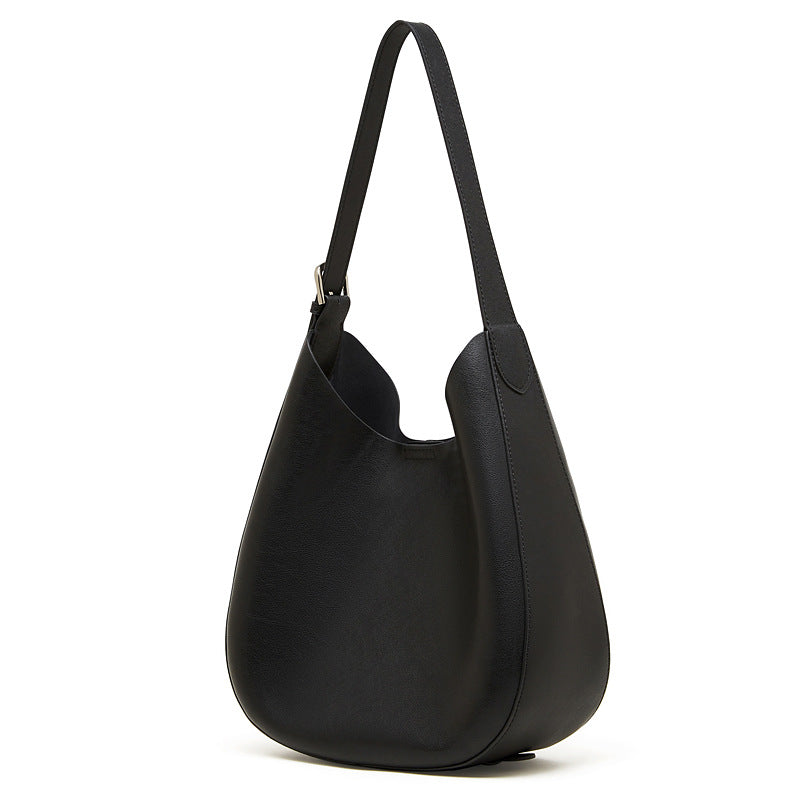 Women's Underarm Genuine Leather Design Selenodont Fashion Tote Bag