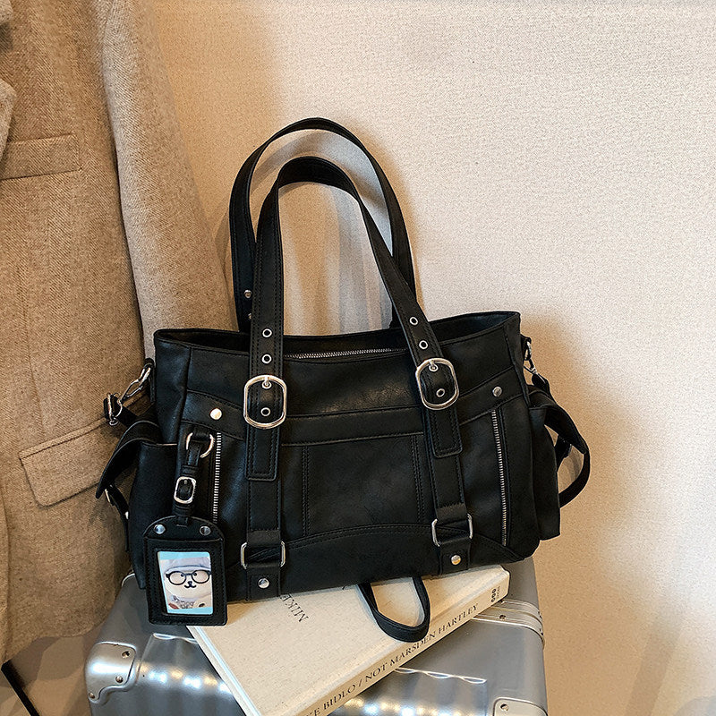 Women's Trendy Retro Design Large Capacity Tote Bag