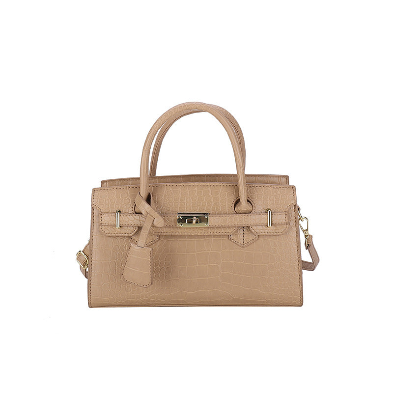 Women's Fashion Classic Retro Style Crocodile Pattern Trendy Light Women's Messenger Bag