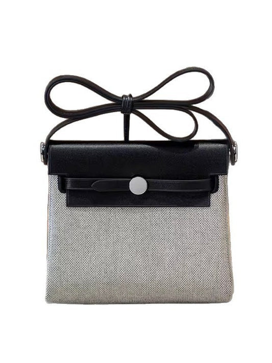 Canvas Top Layer Cowhide Wax Thread Hand Sewing Bags